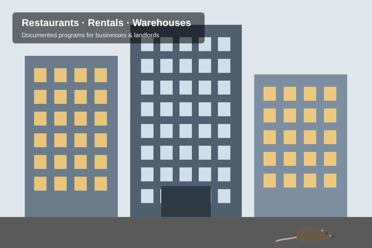 Rodent control for homes, rentals and businesses in Brooklyn Center, MN