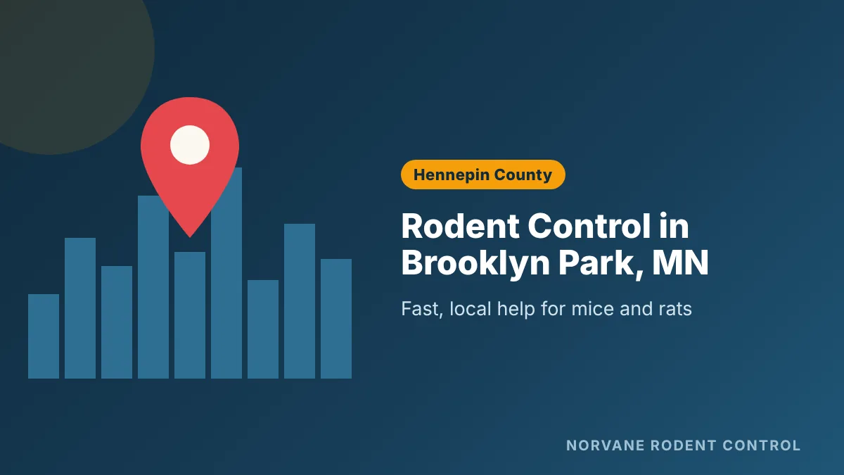 Rodent control and mice removal in Brooklyn Park, MN