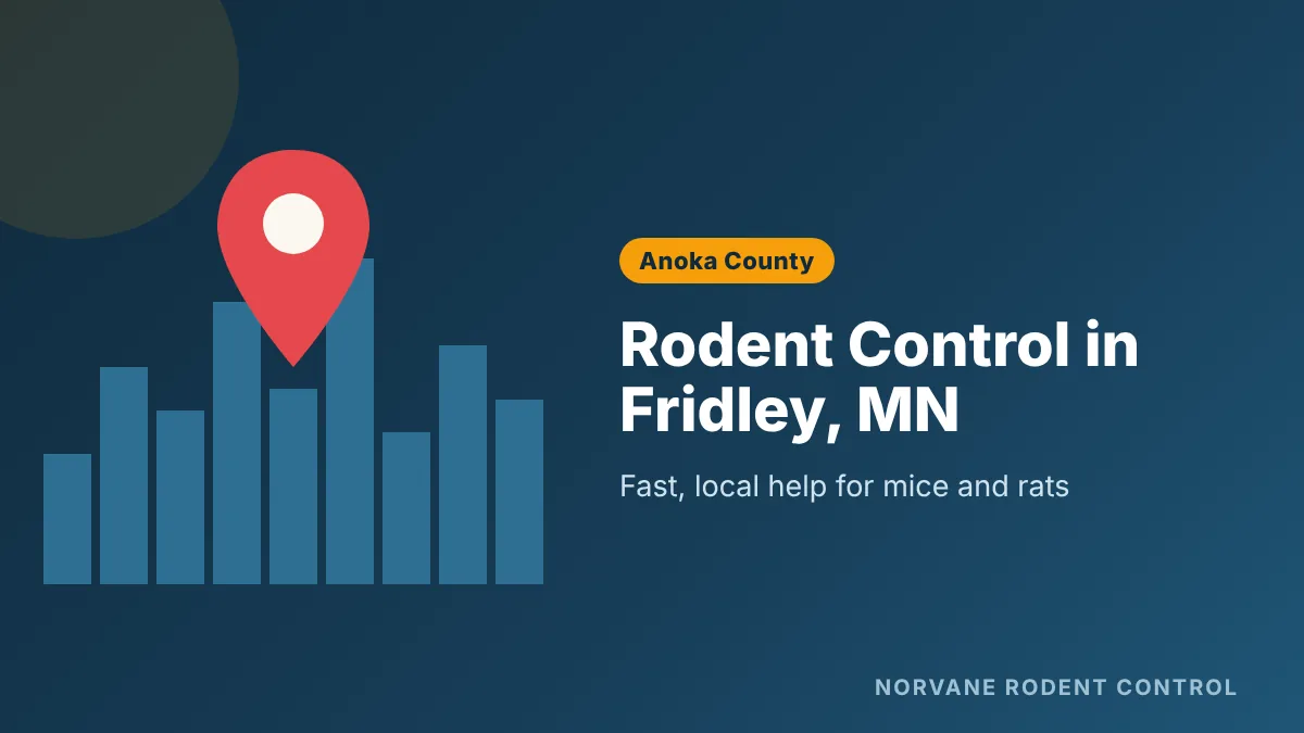 Rodent control for homes and businesses in Fridley, MN