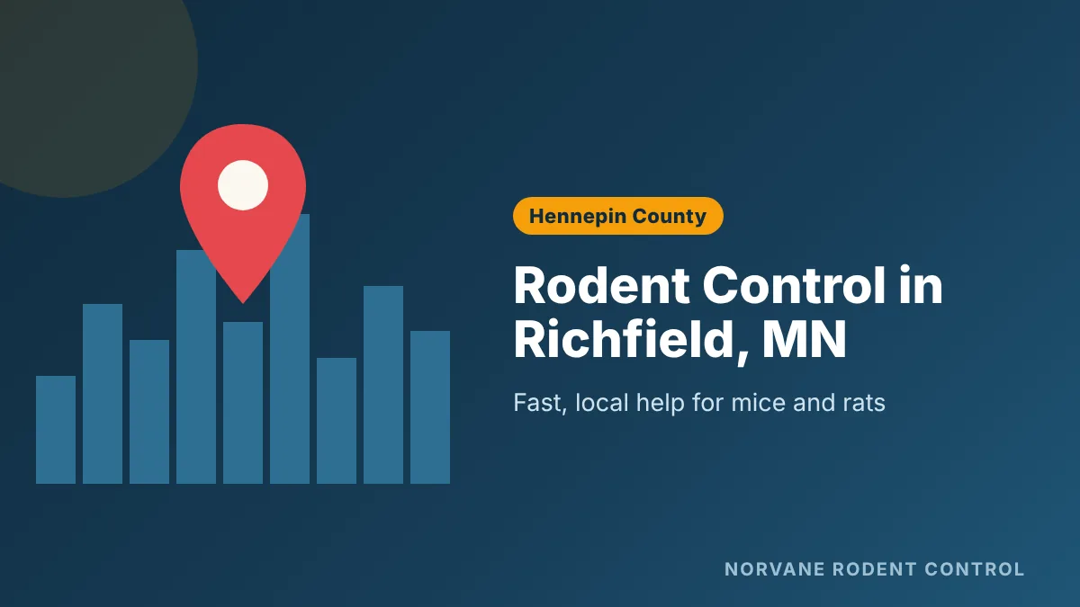 Rodent control and mice exterminator in Richfield, MN