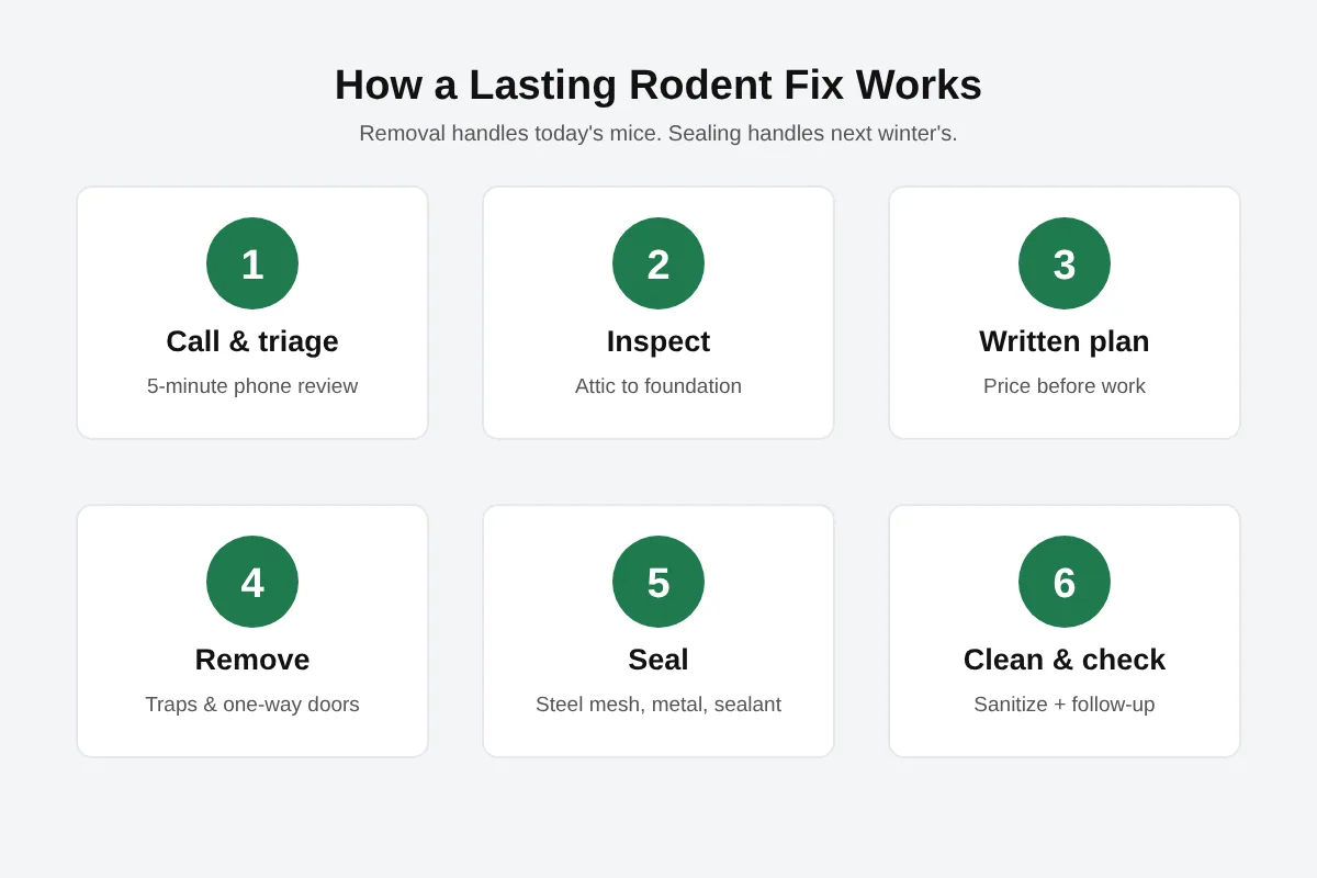 Six-step rodent control process used for Minneapolis homes